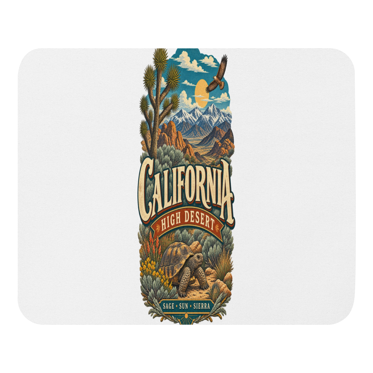 California High Desert Mouse Pad product mockup