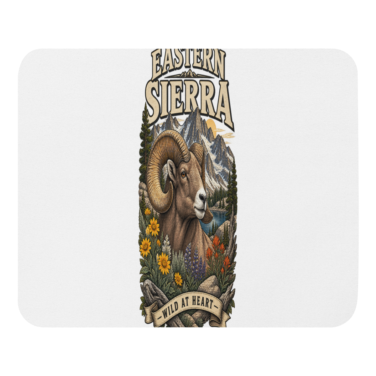 Eastern Sierra Bighorn Mouse Pad product mockup