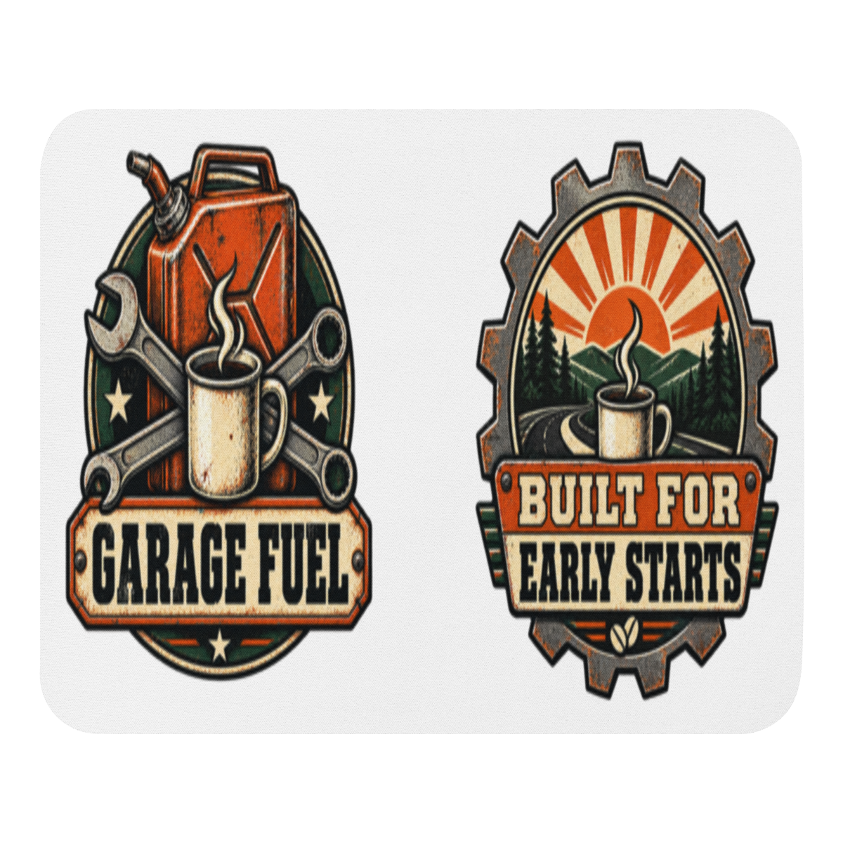 Garage Fuel Mouse Pad product mockup
