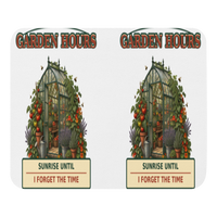 Garden Hours Greenhouse Mouse Pad product mockup