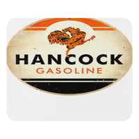 Hancock Gasoline Vintage Gas and Oil Mouse Pad — front view