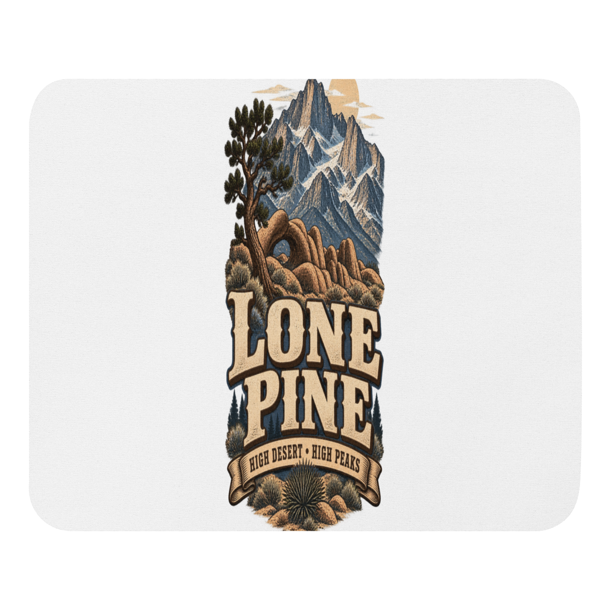Lone Pine High Desert Mouse Pad product mockup
