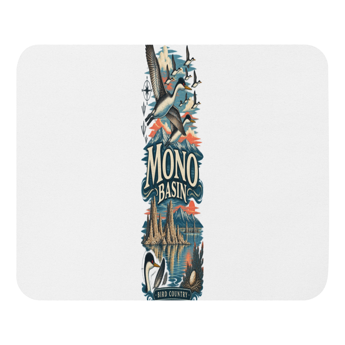 Mono Basin California Mouse Pad — front view