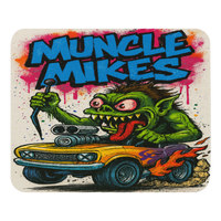 Monster Mugs 008 Hot Rod Coffee Mug — Muncle Mikes Mouse Pad product mockup