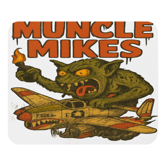 Monster Mugs 012 Hot Rod Coffee Mug — Muncle Mikes Mouse Pad product mockup