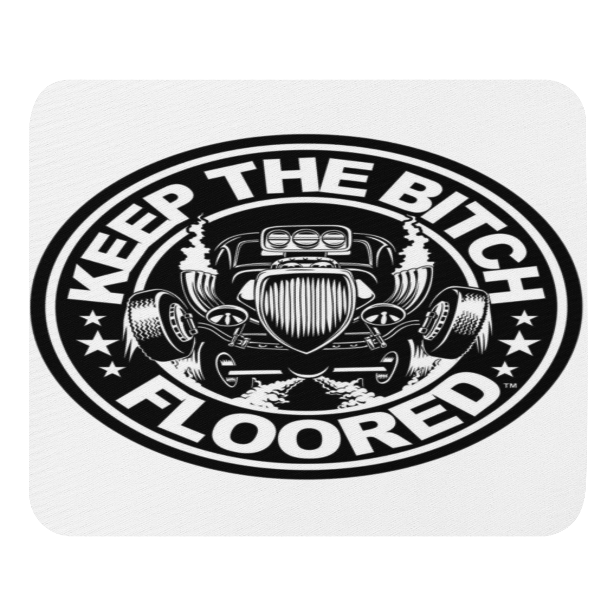 Keep it Floored Mouse Pad — front view