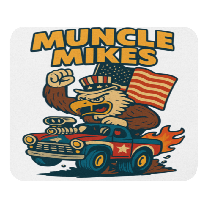 Muncle Mikes Hot Rod and Rat Rod Shirt Mayhem! Monster Rods! (027) Mouse Pad product mockup