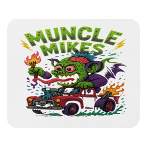 Muncle Mikes Hot Rod and Rat Rod Shirt Mayhem! Monster Rods! (030) Mouse Pad product mockup