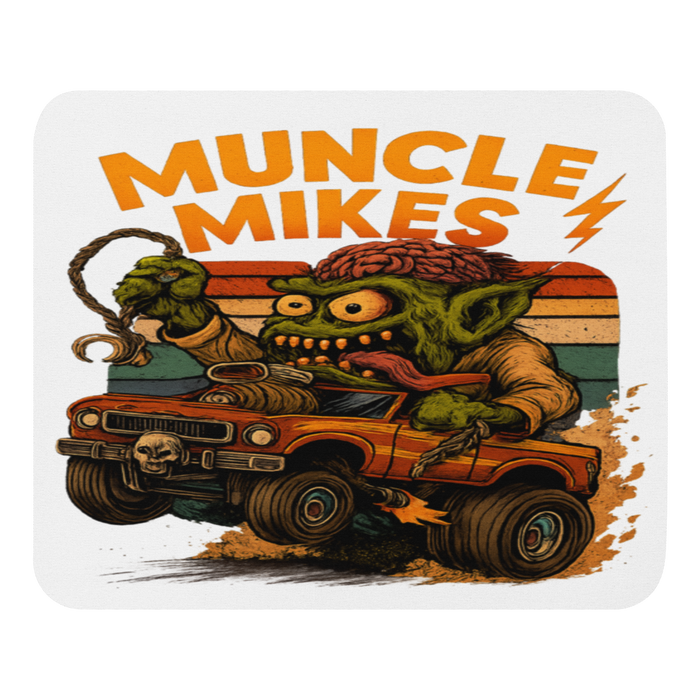 Muncle Mikes Hot Rod and Rat Rod Shirt Mayhem! Monster Rods! (034) Mouse Pad product mockup