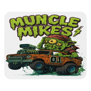 Muncle Mikes Hot Rod and Rat Rod Shirt Mayhem! Monster Rods! (037) Mouse Pad product mockup