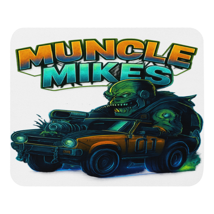 Muncle Mikes Hot Rod and Rat Rod Shirt Mayhem! Monster Rods! (038) Mouse Pad product mockup