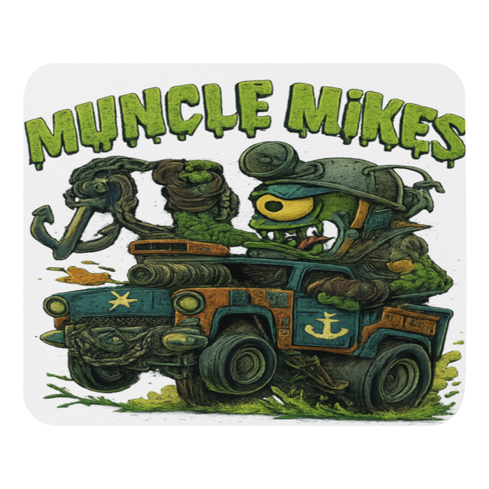 Muncle Mikes Hot Rod and Rat Rod Shirt Mayhem! Monster Rods! (042) Mouse Pad product mockup