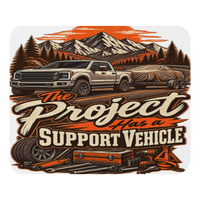 Project Support Vehicle Mouse Pad product mockup