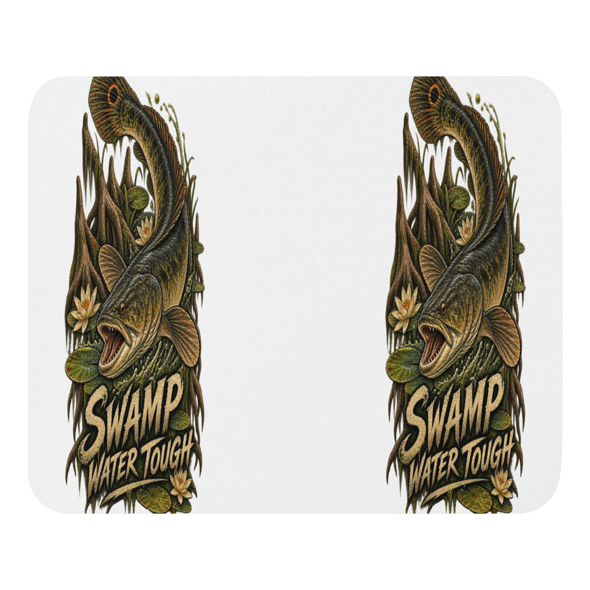 Swamp Water Tough Fish Mouse Pad product mockup