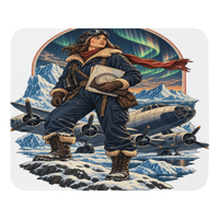 Vintage Aviation Pin-Up Edition 19 Mouse Pad — front view