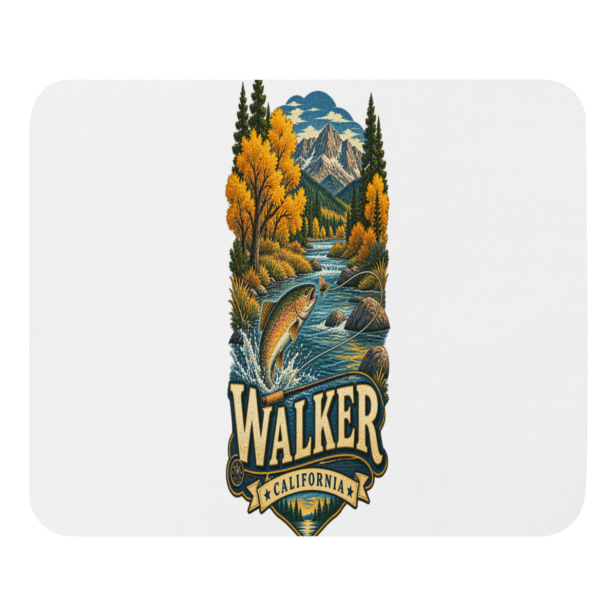 Walker California Mouse Pad product mockup