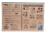 MPC1002 1/25 1960 Chevrolet Corvette 7-in-1 model kit — box back with parts overview