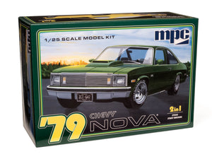 MPC1003 1/25 1979 Chevy Nova model kit — retail box front