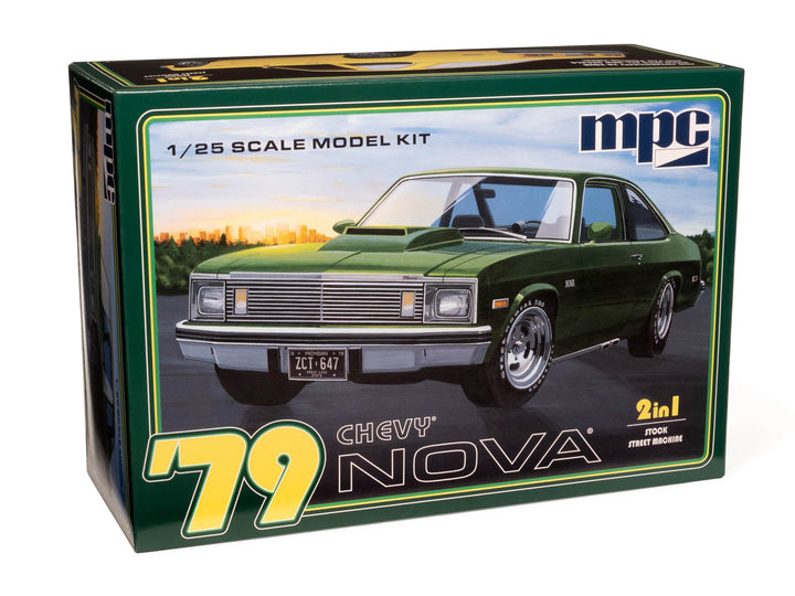 MPC1003 1/25 1979 Chevy Nova model kit — retail box front