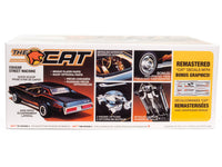 MPC1004M 1/25 1973 Mercury Cougar "The Cat" model kit — box side showing build options and details