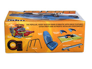 MPC1006 1972 Plymouth Duster 1:25 model kit box side showing kit features