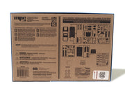MPC1009 1988 Dodge Shelby Daytona model kit, box back and parts layout