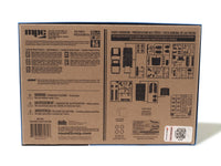 MPC1009 1988 Dodge Shelby Daytona model kit, box back and parts layout