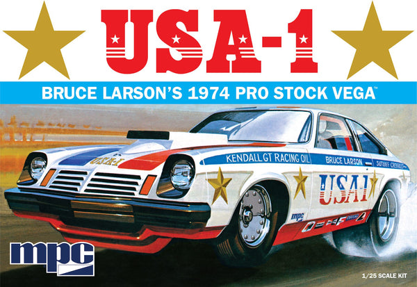 MPC 1/25 Bruce Larson USA-1 Pro Stock Vega Model Kit – 828