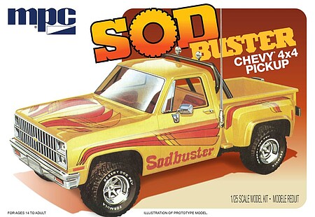 MPC 1/25 1981 Chevrolet Pickup Model Kit – 972– product image