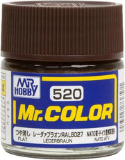 Mr. Hobby Mr. Color C520 Flat Lederbraun RAL 8027 lacquer paint jar