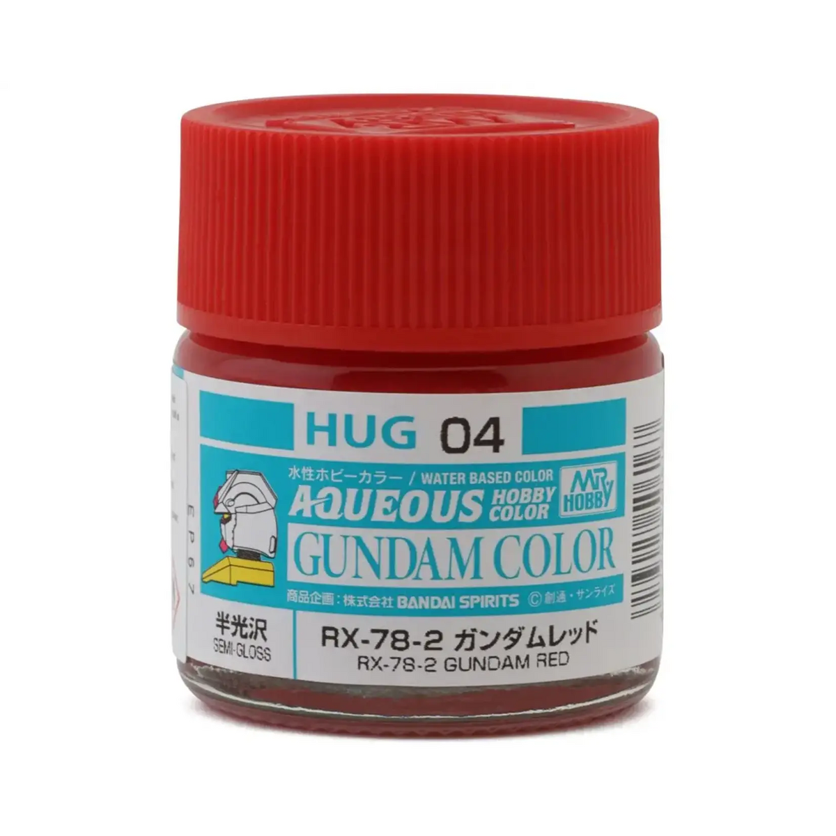 Mr. Hobby HUG04 RX-78-2 Gundam Red 10 ml Semi-Gloss Paint