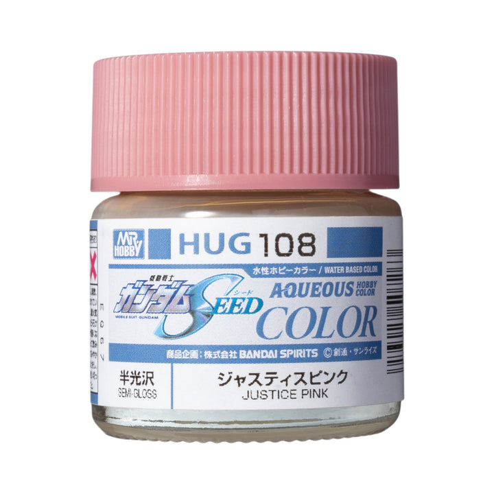 Mr. Hobby HUG108 Aqueous Gundam Color Justice Pink 10 ml