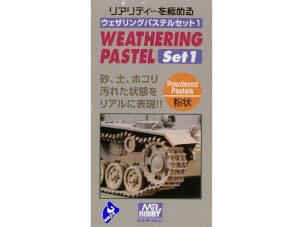 Mr. Hobby PP101 Weathering Pastel Set 1