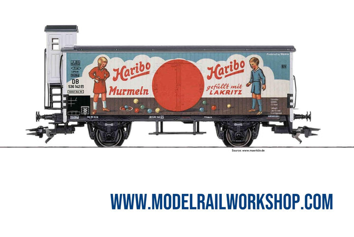 Märklin 48900 HO Haribo Refrigerator Car with Brakeman’s Cab - product image