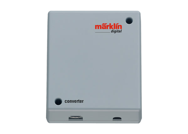 Märklin 60130 digital converter in gray housing.