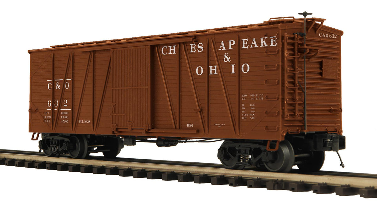 MTH 20-99451 O scale Chesapeake and Ohio 40-foot USRA single-sheathed boxcar
