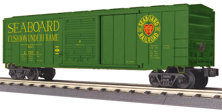 MTH 30-71292 O gauge Seaboard Air Line green 50-foot modern boxcar