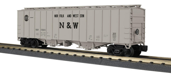 MTH 30-75767 O gauge Norfolk and Western gray Airslide hopper