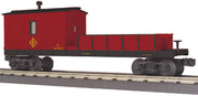 MTH 30-79712 O gauge Erie Lackawanna red crane tender car