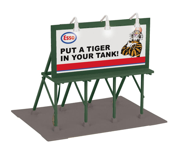 MTH 30-90744 O scale Esso lighted billboard with tiger advertising