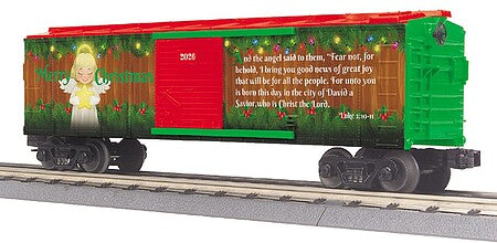 MTH Electric Trains Christmas Boxcar Traditional #3071306 product image