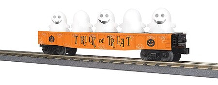 MTH Electric Trains HalloweenGondolaGhostsOrng #3072267 product image