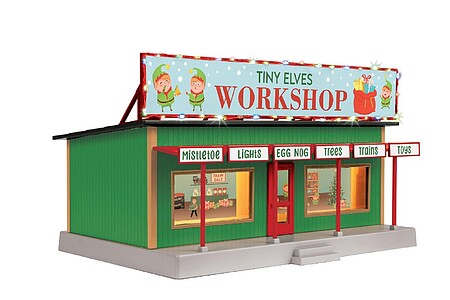 MTH Electric Trains TinyElvesWrkshpRSStndLED #3090759 product image