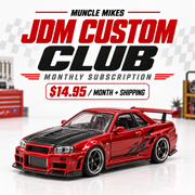 Muncle Mikes JDM Custom Club monthly hand-built die-cast subscription, $14.95 per month plus shipping