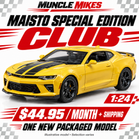 Muncle Mikes Maisto 1:24 Club — one packaged diecast model monthly; illustration, selection varies