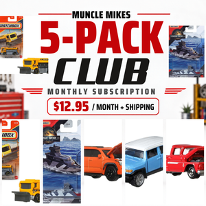 Muncle Mikes Matchbox 5-Pack Monthly Subscription featuring five real official Matchbox package examples