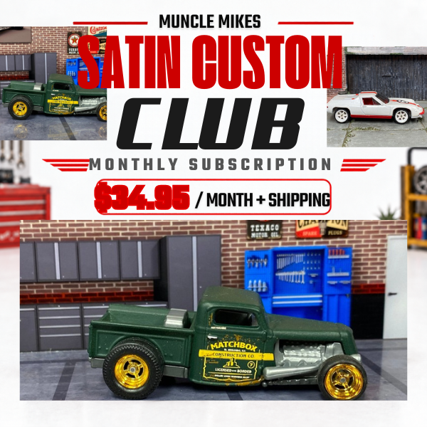 Muncle Mikes Matchbox Satin Custom Club featuring a real satin-finish Matchbox custom
