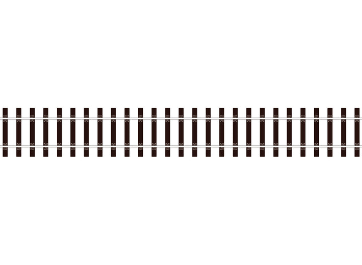 PECO SL-700BH O Code 124 Bullhead Flexible Track, 12 Pack — detail of one track section