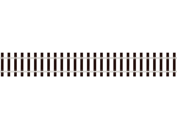 PECO SL-700FB O Code 143 Flat-Bottom Flexible Track, 12 Pack — detail of one track section