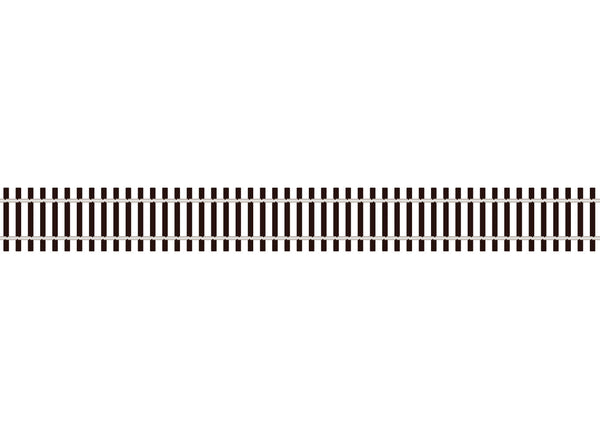 PECO SL-8300 HO Code 83 Wooden-Sleeper Flexible Track, 25 Pack — detail of one track section